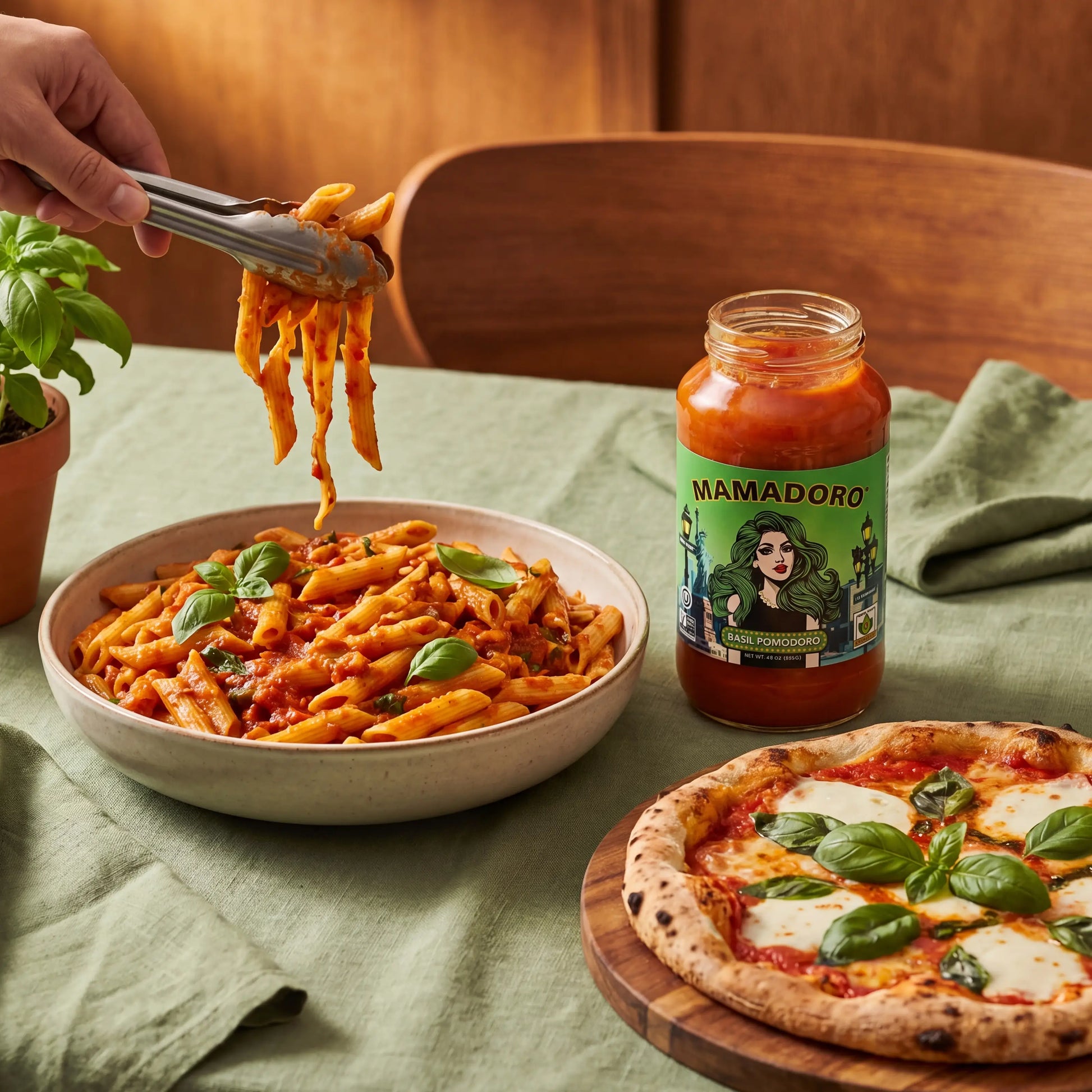 Mamadoro - Sauces - Basil Pomodoro - Lifestyle - 1