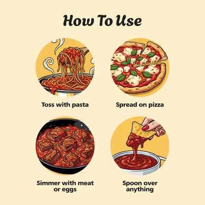 Mamadoro - Sauces - How To Use
