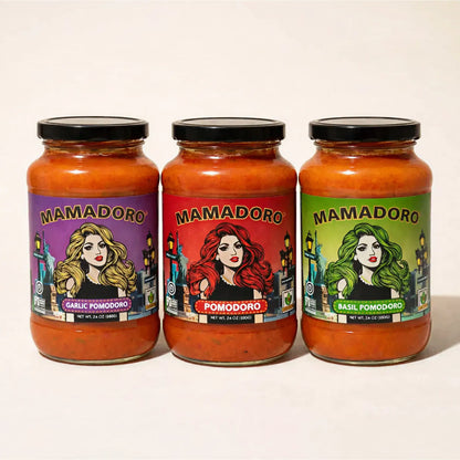 Mamadoro - Sauces - 3-Jar Sampler Pack - 1